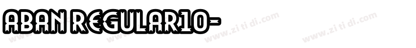 Aban Regular10字体转换